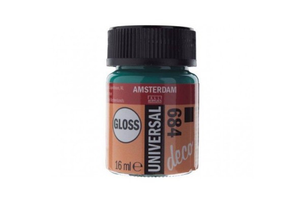 ΧΡΩΜΑ AMSTERDAM UNIVERSAL GLOSS 684 BOTTLE GREEN 16ml