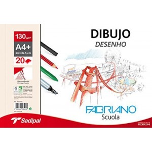Μπλοκ Σχέδιου A4 23 Χ32,5 cm, 20φυλλα 160 γρ λευκό (μολύβι,κάρβουνο,παστελ) Μπλοκ Σχέδιου A4 23 Χ32,5 cm, 20φυλλα 160 γρ λευκό (μολύβι,κάρβουνο,παστελ)