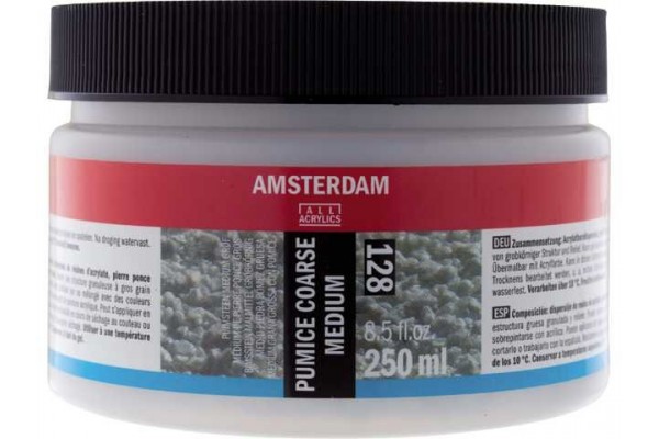 ΠΑΣΤΑ ΕΦΕ ΤΣΙΜΕΝΤΟ(ΚΟΚΚΟ) AMSTERDAM 250ml 128 PUMICE COARSE MEDIUM