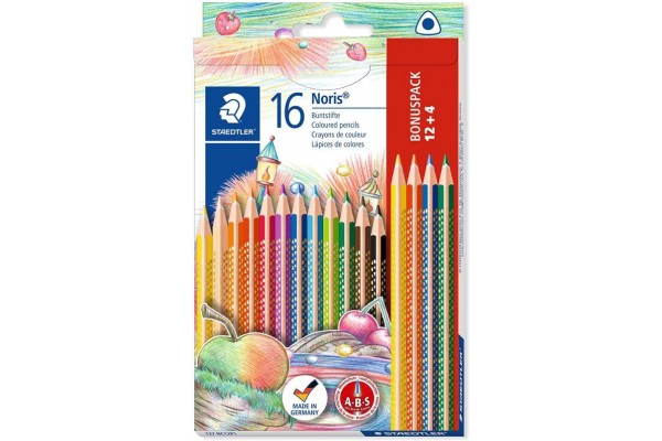ΣΕΤ ΞΥΛΟΜΠΟΓΙΑΣ ΤΡΙΓΩΝΙΚΗ NORIS CLUB 127NC12P1 STAEDTLER 12+4ΤΕΜ