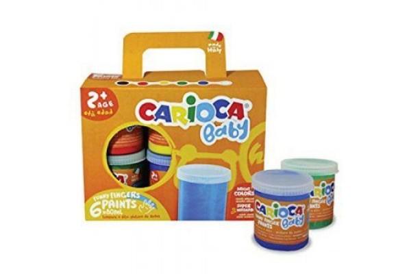 ΔΑΧΤΥΛΟΜΠΟΓΙΕΣ 6ΧΡΩΜΑΤΑ 80ML CARIOCA