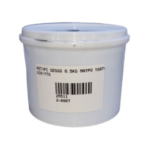 ΑΣΤΑΡΙ GESSO 0.5KG ΜΑΥΡΟ ΥΔΑΤΟΔΙΑΛΥΤΟ SUNDAY