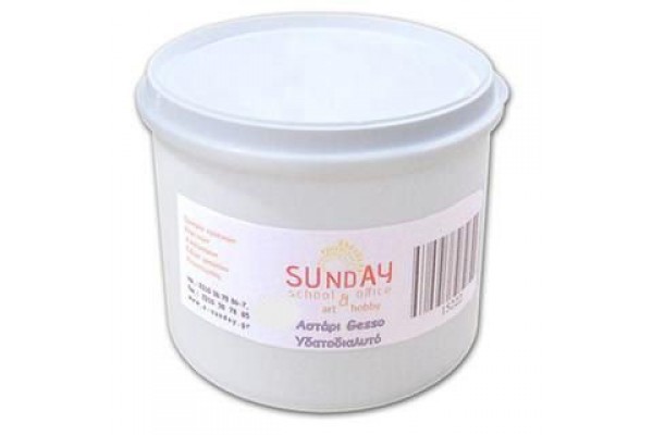 ΑΣΤΑΡΙ  GESSO 1KG ΥΔΑΤΟΔΙΑΛΥΤΟ ΛΕΥΚΟ