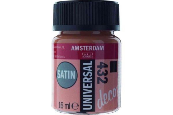ΧΡΩΜΑ AMSTERDAM UNIVERSAL SATIN 432 TERRA 16ml