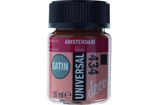 ΧΡΩΜΑ AMSTERDAM UNIVERSAL SATIN 434 SIENNA 16ml