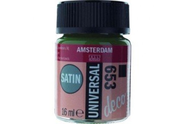 ΧΡΩΜΑ AMSTERDAM UNIVERSAL SATIN 653 MOSS GRN. 16ml