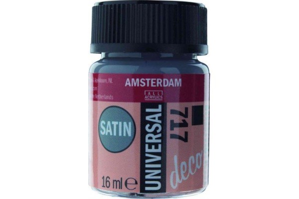 ΧΡΩΜΑ AMSTERDAM UNIVERSAL SATIN 717 GOLD GREY  16ml