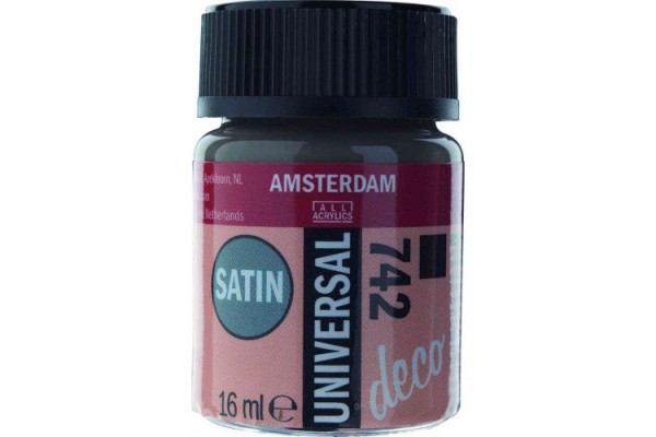 ΧΡΩΜΑ AMSTERDAM UNIVERSAL SATIN 742 STONE GR.  16ml