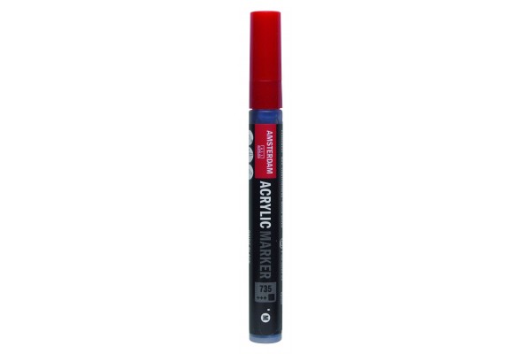 ΜΑΡΚΑΔΟΡΟΣ ΑΚΡΥΛΙΚΟΣ AMSTERDAM 4mm 735 Oxide Black SW