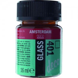 ΧΡΩΜΑ AMSTERDAM GLASS 401 Light Brown 16ml ΧΡΩΜΑ AMSTERDAM GLASS 401 Light Brown 16ml