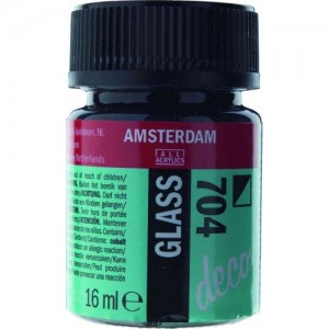 ΧΡΩΜΑ AMSTERDAM GLASS 704 Grey 16ml ΧΡΩΜΑ AMSTERDAM GLASS 704 Grey 16ml