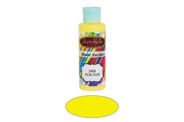 ΑΚΡΥΛΙΚΟ MULTISURFACE No 3408 ΚΙΤΡΙΝΟ 130CC ARTEBELLA