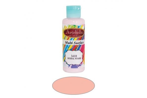 ΑΚΡΥΛΙΚΟ MULTISURFACE No 3410 ΡΟΖ 130CC  ARTEBELLA