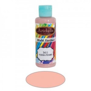 ΑΚΡΥΛΙΚΟ MULTISURFACE No 3411 ΡΟΖ ΠΟΥΔΡΑΣ 130CC ARTEBELLA