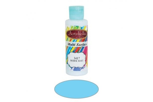 ΑΚΡΥΛΙΚΟ MULTISURFACE No 3417 ΓΑΛΑΖΙΟ 130CC ARTEBELLA
