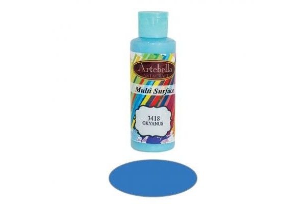 ΑΚΡΥΛΙΚΟ MULTISURFACE No 3418 ΜΠΛΕ ΩΚΕΑΝΟΥ 130CC ARTEBELLA