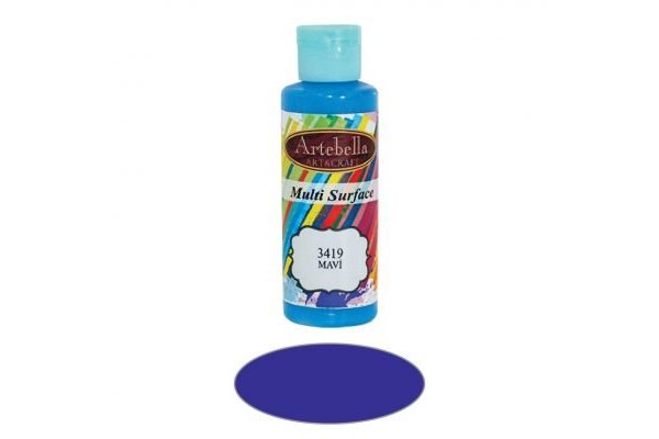 ΑΚΡΥΛΙΚΟ MULTISURFACE No 3419 ΜΠΛΕ 130CC ARTEBELLA