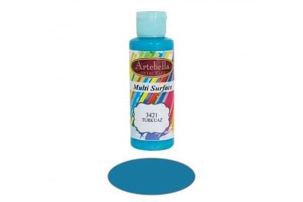 ΑΚΡΥΛΙΚΟ MULTISURFACE No 3421 ΤΙΡΚΟΥΑΖ 130CC ARTEBELLA