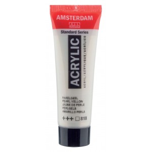 ΑΚΡΥΛΙΚΟ AMSTERDAM 20ml 818 Pearl Yellow