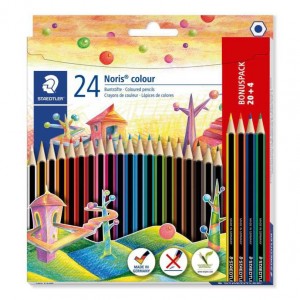 ΣΕΤ ΞΥΛΟΜΠΟΓΙΑΣ NORIS 185 C24P STAEDTLER BONUS PACK 20+4 TEM
