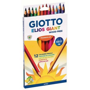 ΞΥΛΟΜΠΟΓΙΑ ΧΟΝΤΡΗ GIOTTO ELIOS GIANT ΤΡΙΓΩΝΙΚΗ 12ΧΡΩΜΑΤΑ ΞΥΛΟΜΠΟΓΙΑ ΧΟΝΤΡΗ GIOTTO ELIOS GIANT ΤΡΙΓΩΝΙΚΗ 12ΧΡΩΜΑΤΑ