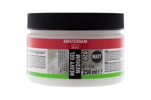 AMSTERDAM HEAVY GEL 020 250ML MEDIUM MATT