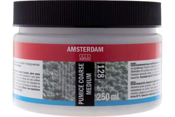 AMSTERDAM ΠΑΣΤΑ ΕΦΕ ΤΣΙΜΕΝΤΟ(ΚΟΚΚΟ) 128 PUMICE COARSE MEDIUM 250ML