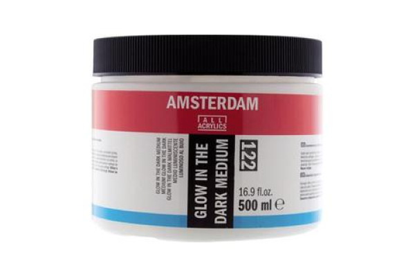 AMSTERDAM ΠΑΣΤΑ GLOW IN THE DARK MED. 500ML ΦΩΣΦΟΡΙΖΕΙ ΣΤΟ ΣΚΟΤΑΔΙ