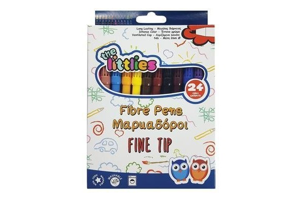 ΜΑΡΚΑΔΟΡΟΙ ΖΩΓΡΑΦΙΚΗΣ ΛΕΠΤΟΙ  24ΧΡΩΜΑΤΑ  LITTLIES