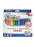 ΜΑΡΚΑΔΟΡΟΙ ΖΩΓΡΑΦΙΚΗΣ ΧΟΝΤΡΟΙ 12ΧΡΩΜΑΤΑ  LITTLIES