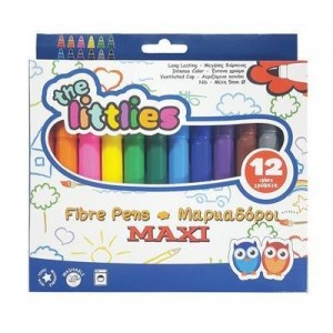 ΜΑΡΚΑΔΟΡΟΙ ΖΩΓΡΑΦΙΚΗΣ ΧΟΝΤΡΟΙ 12ΧΡΩΜΑΤΑ LITTLIES ΜΑΡΚΑΔΟΡΟΙ ΖΩΓΡΑΦΙΚΗΣ ΧΟΝΤΡΟΙ 12ΧΡΩΜΑΤΑ LITTLIES