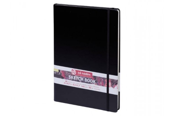 ΜΠΛΟΚ ΣΧΕΔΙΟΥ 21x30 Black ΜΕ ΛΑΣΤΙΧΟ ART CREATION 140g 80 ΦΥΛΛΑ