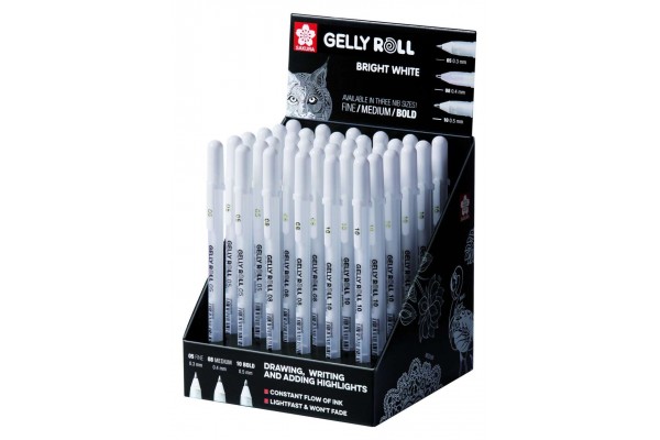 ΜΑΡΚΑΔΟΡΑΚΙ GELLY ΑΣΠΡΟ ΣΕ ΒΙΤΡΙΝΑ 36ΤΕΜ