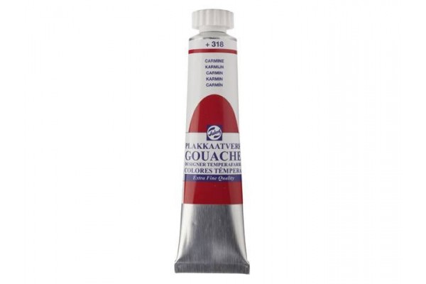 GOUACHE ΤΕΜΠΕΡΑ 20ml 318 Carmine  ROYAL TALENS