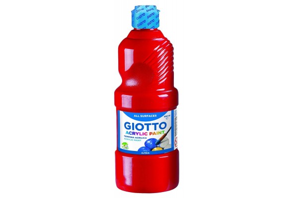ΑΚΡΥΛΙΚΗ ΤΕΜΠΕΡΑ ΚΟΚΚΙΝΗ 500ML GIOTTO