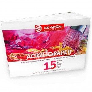 ΜΠΛΟΚ ACRYLIC PAPER A3 (42x29.7) 290g 15φυλλα ΜΠΛΟΚ ACRYLIC PAPER A3 (42x29.7) 290g 15φυλλα