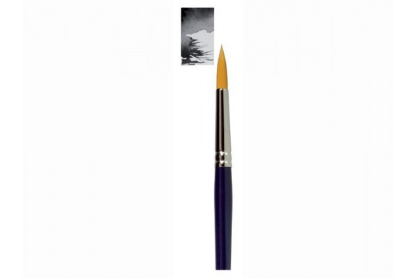 ΠΙΝΕΛΟ VAN GOGH  ΝΕΡΟΥ S191 Νο 0  ΣΤΡΟΓΓΥΛΟ GOLDEN SYNTHETIC HAIR