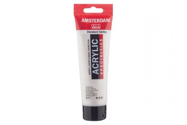 ΑΚΡΥΛΙΚΟ ΜΕΤΑΛΛΙΚΟ AMSTERDAM 120ml No.817 Pearl White