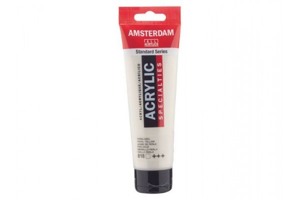 ΑΚΡΥΛΙΚΟ ΜΕΤΑΛΛΙΚΟ AMSTERDAM 120ml No.818 Pearl Yellow