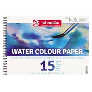 ΜΠΛΟΚ WATER COLOUR PAPER Α4 240g 15 ΦΥΛΛΑ ART CREATION ΜΠΛΟΚ WATER COLOUR PAPER Α4 240g 15 ΦΥΛΛΑ ART CREATION