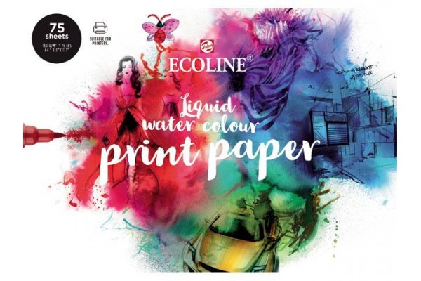 ΜΠΛΟΚ ECOLINE PRINT PAPER Α4 21x29,7cm 150GSM 75 ΦΥΛΛΑ ΕΚΤΥΠΩΣΙΜΟ