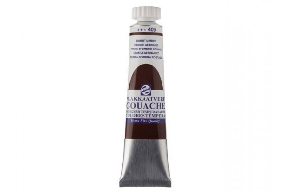 GOUACHE ΤΕΜΠΕΡΑ 20ml 409 Burnt Umber  ROYAL TALENS