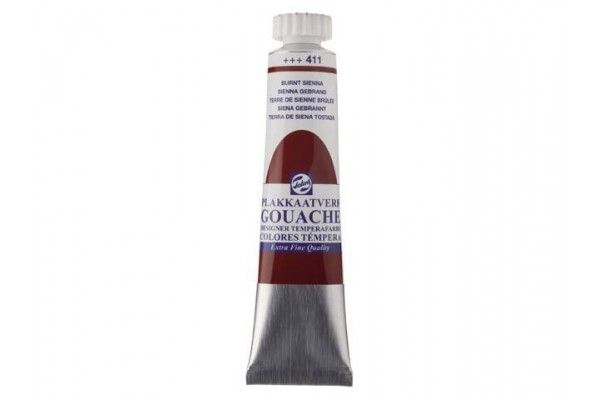 GOUACHE ΤΕΜΠΕΡΑ 20ml 411 Burnt Sienna  ROYAL TALENS