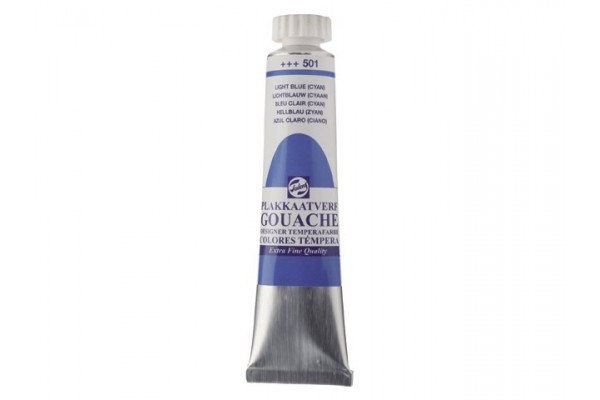 GOUACHE ΤΕΜΠΕΡΑ 20ml 501 Light Blue (Cyan)  ROYAL TALENS