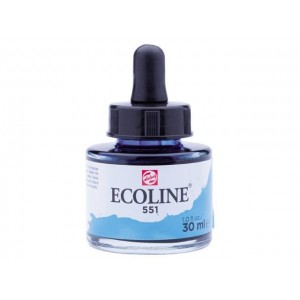 ECOLINE ROYAL TALENS 30ml 551 Sky Blue Light ECOLINE ROYAL TALENS 30ml 551 Sky Blue Light