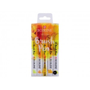 ECOLINE BRUSHPEN ROYAL TALENS ΣΕΤ 5TEM Yellow