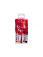 ECOLINE BRUSHPEN ROYAL TALENS ΣΕΤ 5TEM Red