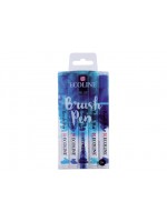 ECOLINE BRUSHPEN ROYAL TALENS ΣΕΤ 5TEM Blue
