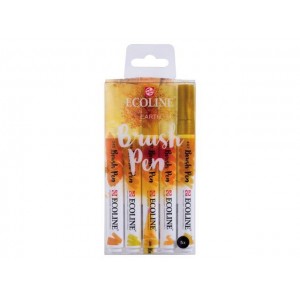 ECOLINE BRUSHPEN ROYAL TALENS ΣΕΤ 5TEM Earth