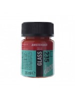 ΧΡΩΜΑ AMSTERDAM GLASS 235 Orange 16ml